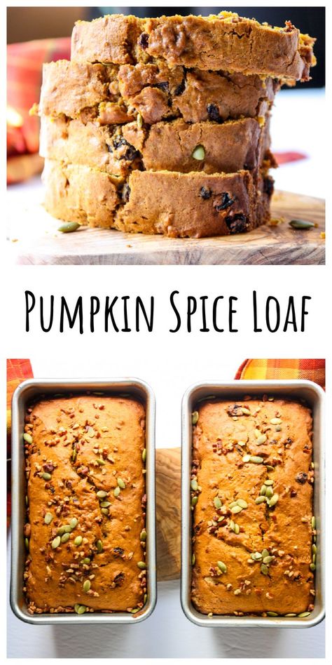 Spice Loaf Bread, Pumpkin Bread With Raisins And Pecans, Pumpkin Spice Loaf Recipe, Pumpkin Spice Loaf Cake, Quick Snacks On The Go, Pumpkin Loaf Recipe, Pumpkin Spice Loaf, Spice Loaf, Canada Recipes