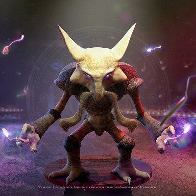 ArtStation - Joshua Dunlop Joshua Dunlop, Alakazam Pokemon, Original 151 Pokemon, Pokemon In Real Life, Pokemon Realistic, Real Pokemon, Madara Susanoo, Original Pokemon, Cute Pokemon Wallpaper