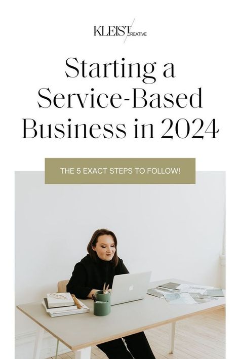 Is starting a business one of your 2024 goals? In this post, I'm sharing the 5 steps to start your own business as a service provider. Starting a service-based business has never been easier when you follow this starting a business guide with step-by-step tips on how to start a service-based business! Whatever your business idea, read the post to learn the essentials of starting your own business today! Starting A Marketing Business, Starting A Service Based Business, Starting Your Own Consulting Business, Start A Consulting Business, How To Start A Branding Business, How To Start A Decorating Business, How To Launch A Business, Steps To Start A Business, Starting A Consulting Business