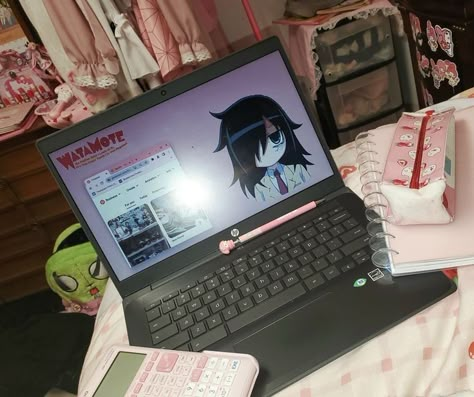 Darkest Academia, Retro Gadgets, Yami Kawaii, Kawaii Core, Computer Engineering, Japan Aesthetic, Digital Archives, Kawaii Room, Pink Girly Things