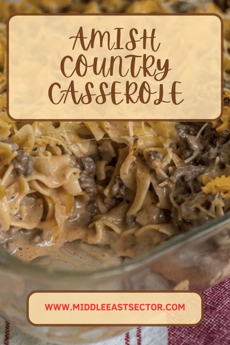 The Amish Country Casserole makes an economical yet creamy diner that is perfect for large group. Here is an amazing Amish City Casserole for about 8 to 10 people. The recipe for this dish is very easy to master. The good news is that it can easily be doubled or tripled for a larger crowd. Amish Country Casserole Recipe, Amish Casserole, Amish Country Casserole, Country Casserole, Hamburger Casseroles Recipes, Yummy Casserole Recipes, Fried Mushrooms, Cheesy Casserole, Cooking Dishes