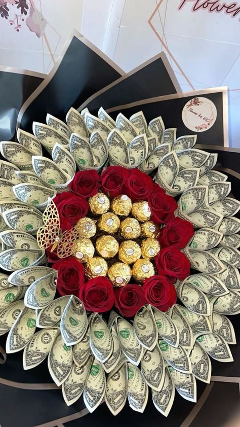 Mother’s Day Roses With Money, Money Flower Bouquet, Graduation Money Bouquet, Valentine Craft Gifts, Bae Gift, Birthday Money Gifts, Money Rose, Money Flowers, Valentine Craft