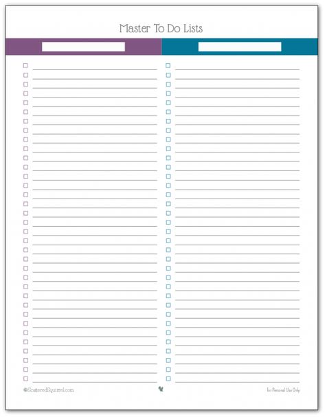 Master Todo List, Project To Do List Printable Free, 2024 Ins And Outs List, Sunday Basket, Master To Do List, Diario Bullet, Free To Do List, Inventory Printable, Scattered Brain