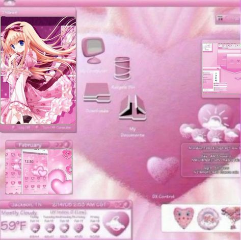 2000s Internet Aesthetic Wallpaper, 2000s Internet Core, Webcore Aesthetic Pink, Webcore Desktop, Pink Webcore Aesthetic, 2000s Anime Aesthetic, 2000s Internet Aesthetic, Webcore Template, Kawaii Webcore