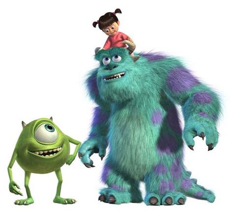 James P. Sullivan/Gallery - Disney Wiki Bu Monsters Inc, Sully And Boo, Monsters Inc Characters, Monster Co, Image Monster, Monsters Inc Boo, Mike And Sully, Scary Facts, Disney Monsters