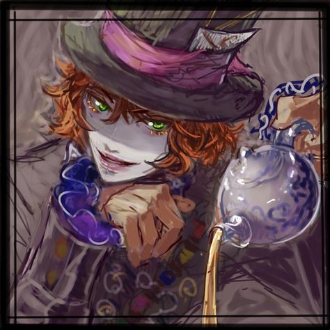 Tarrant Hightopp AKA The Mad Hatter. Mad Hatter Anime, Mad Hatter Drawing, Tarrant Hightopp, Alice In Wonderland 2010, Alice In Wonderland Fanart, Alice In Wonderland Artwork, Alice In Wonderland Drawings, Alice In Wonderland Illustrations, Wonderland Artwork