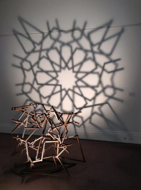 Rashad Alakbarov's 'Shabaka' 2011 Laser Installation Art, Light And Shadow Art Installation, Shadow Art Installation Architecture, Projection Mapping Sculpture, Butterfly Kinetic Sculpture, Visual Illusion, Concept Models Architecture, Paper Architecture, Kinetic Art