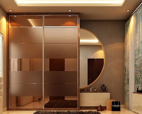 Slider Wardrobe With Dressing, Acrylic Almirah Design, Luxurious Sliding Wardrobe Design, Luxury Wadrobe Designs, Almira With Dressing Table, 2 Sliding Door Wardrobe Design With Dressing Table, Almirah Designs Bedrooms Sliding, Wadroob Design Bedroom With Mirror, Acrylic Cupboard Designs