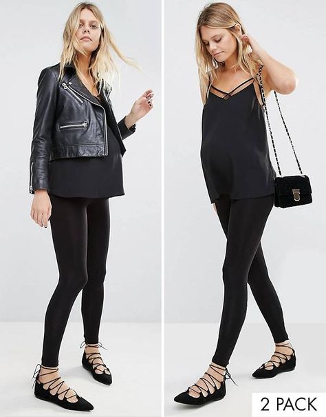 Punk Maternity, Baby Bump Style, Maternity Inspiration, Stylish Maternity Outfits, Asos Maternity, Bump Style, Stylish Maternity, Pregnancy Outfits, Yoga Pants Women