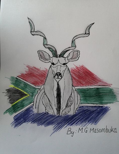 South Africa Art Paintings, South Africa Drawing, Zulu Traditional Attire, Africa Drawing, South Africa Art, African Drawings, African Paintings, Favorite Animals, Traditional Attire