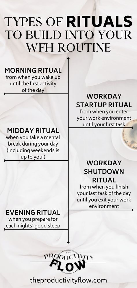 Build A Routine, Healthy Rituals, Creating Rituals, Work From Home Schedule, Home Rituals, Work From Home Routine, Tiny Habits, 10 Daily Habits, Habits Of Successful Women