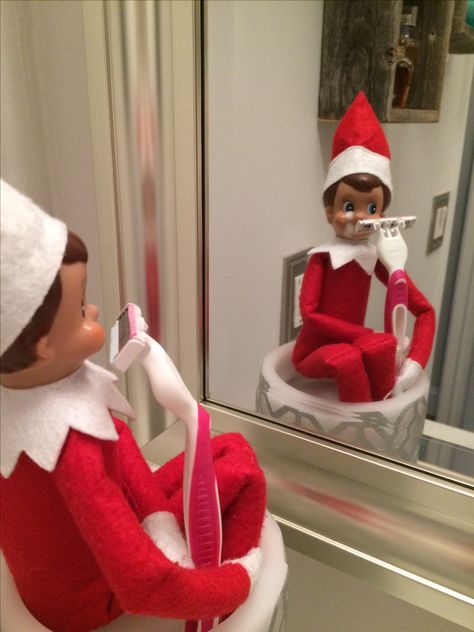 Shaving elf on the shelf Shelf Elf, Elf On The Shelf Ideas, Shaving Cream, Shelf Ideas, On The Shelf, Elf On The Shelf, Shaving, Image Search, Elf