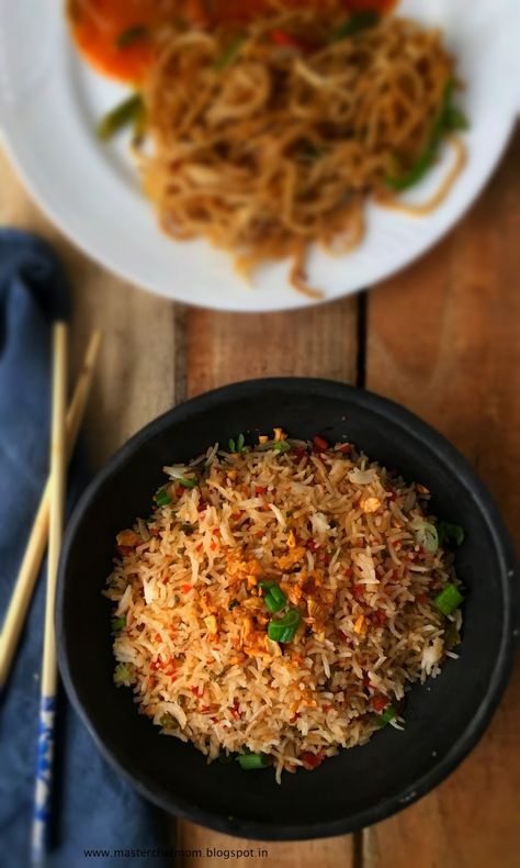 Burnt Garlic Rice, Burnt Garlic Fried Rice Recipe, Burnt Rice Recipe, Rice Recipes Indian, Garlic Fried Rice Recipe, Fried Rice Recipe Indian, Garlic Rice Recipes, Hot Garlic Sauce, Veg Recipe