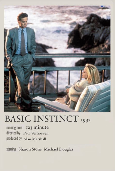 Basic Instinct Poster, Classy Movies, Basic Instinct 1992, Best Documentaries On Netflix, Girls Night Movies, Romcom Movies, Movie Board, Classic Films Posters, Celebrity Aesthetic