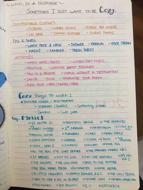 A list of things that make me feel cozy, comfortable, relax...  #cozy #bulletjournal Cozy Words, Cozy Hobbies, Smell Hair, Comfort Items, What To Do When Bored, List Of Things, Cozy Feeling, Warm Socks, Journaling Ideas