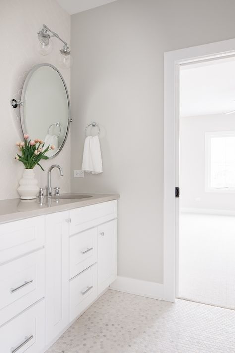 Gray owl Gray Tint Benjamin Moore, Grey Tint Benjamin Moore, Pale Oak Benjamin Moore Bathroom, Benjamin Moore Nursery Colors Neutral, Misty Gray Benjamin Moore, Gray Mist Benjamin Moore, Distant Gray Benjamin Moore, Grey Owl Benjamin Moore, Benjamin Moore Horizon Gray