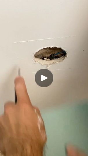 1.7M views · 7.5K reactions | How To Repair A Small Hole In Plaster Panels (Easy & Fast) | How To Repair A Small Hole In Plaster Panels (Easy &Fast) #reparar #construccion #drywall | By Bardsley | Facebook Fill Holes In Walls Diy, Plaster Wall Repair, Drywall Repair, Hole In The Wall, Plaster Walls, Drywall, Diy Wall, Storage Ideas, Bathroom Storage