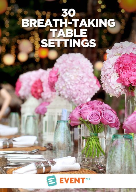 Make your tables stand out and add to the ‘tablescape’ at your next event with some inspiration and ideas for all budget types. Wedding Table Decorations, Marriage Ceremony, Wedding Advice, Wedding Planners, Budget Wedding, Wedding Locations, Simple Weddings, Wedding Tips, On Your Wedding Day