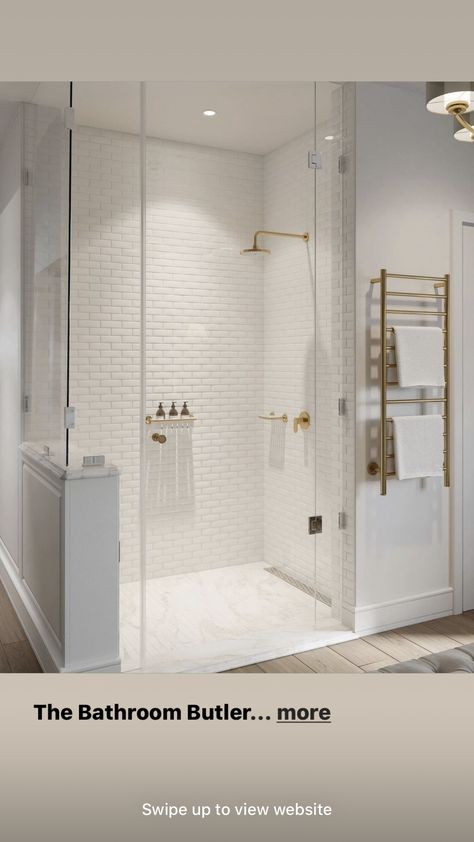 Bathroom Remodel 2024 Trends, Steam Showers Bathroom Master Bath, Heated Towel Racks, Heated Towel Racks Bathroom, Home Gel Nails, Shower Tiles, Heated Towel Rack, New House Bathroom, Ideal Bathrooms