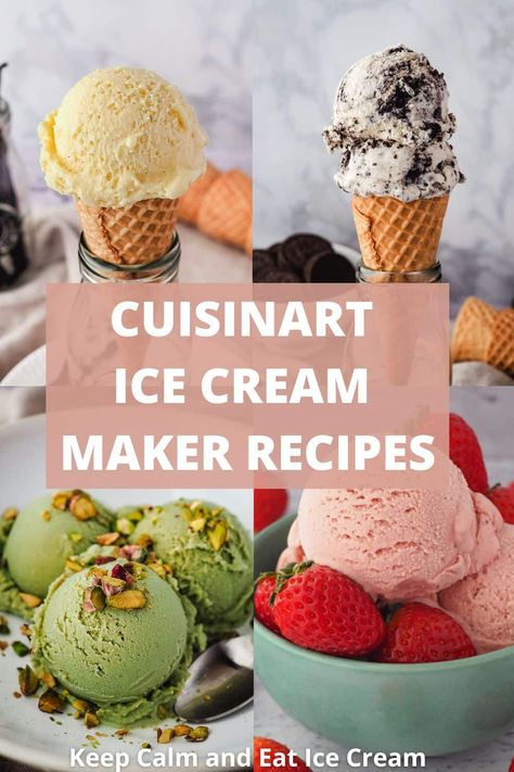 Discover the delicious world of homemade ice cream with these Cuisinart Ice Cream Maker recipes – from classics to unique flavors you can make at home! Cuisinart Ice Cream Maker Recipes Easy, Cuisinart Ice Cream Recipes, Cuisinart Ice Cream Maker Recipes, Homemade Ice Cream Recipes Machine, Smores Ice Cream, Unique Ice Cream Flavors, Ice Cream Recipes Machine, Cuisinart Ice Cream, Cuisinart Ice Cream Maker