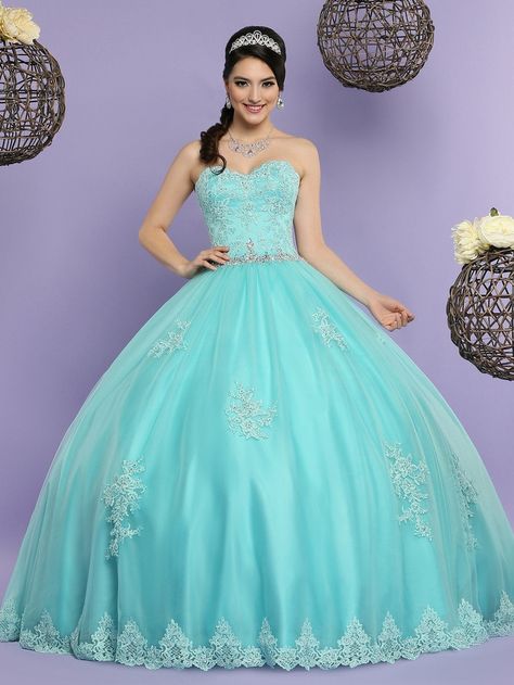 Aqua Quinceanera Dresses, Simple Quinceanera Dresses, Quinceñera Dresses, 15 Dresses Quinceanera, Quinceanera Dresses Blue, Pretty Quinceanera Dresses, Quince Dress, Princess Gown, Quinceanera Dress