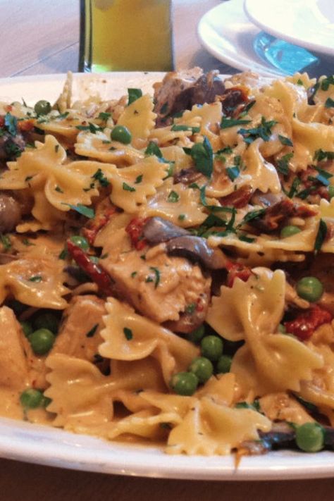 Cheesecake Factory Farfalle With Chicken and Roasted Garlic Recipe Best Bow Tie Pasta Recipes, Cheesecake Factory Farfalle Pasta Recipe, Bow Tie Pasta Recipes, Farfalle Pasta Recipes, Cheesecake Factory Pasta, Farfalle Recipes, Bow Tie Pasta Recipe, Roasted Garlic Recipe, Pancetta Pasta