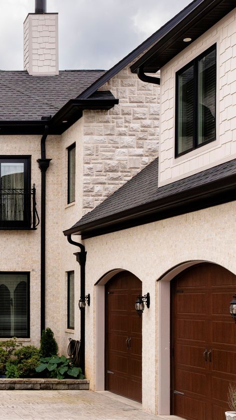 Adding stone veneer accents to your garage is an easy way to boost curb appeal and add value to your home. Follow the link in our bio for some of our favorites. Horizon Stone, Boost Curb Appeal, Add Value To Your Home, Garage Interior, Garage Ideas, Garage Design, Garage House, Stone Veneer, Curb Appeal