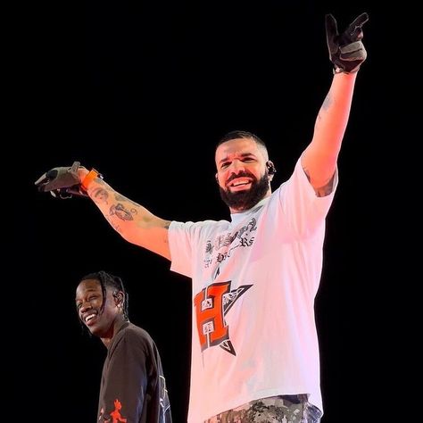 Drake And Travis Scott, Drake Fits, Drake Travis Scott, Drake Photos, Drizzy Drake, Drake Ovo, Drake Drizzy, George Condo, Travis Scott Wallpapers