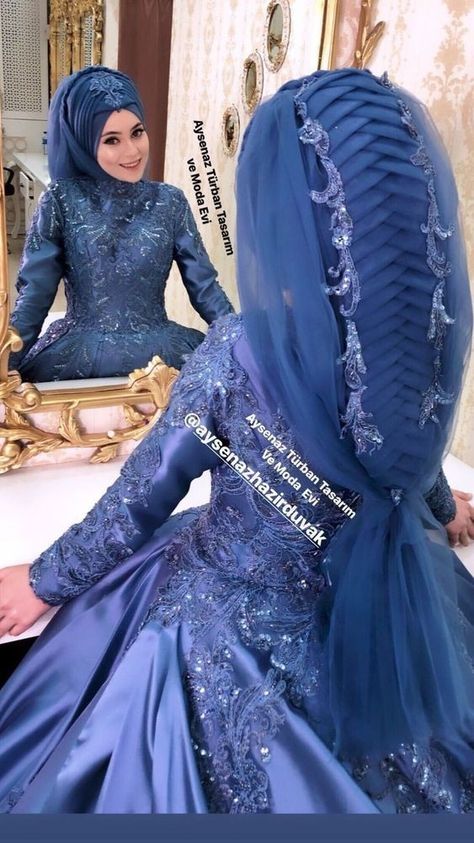 Turkish Bride, Bridal Hijab Styles, Beautiful Bridal Dresses, Marriage Dress, Bridal Hijab, Hijab Wedding Dresses, Hijab Designs, Muslim Wedding Dresses, Hijab Style Tutorial