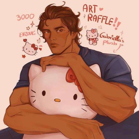 3000 Followers, Procreate Artwork, Miguel Ohara, Miguel O Hara, Thank U So Much, Thank U, Hello Kitty, Kitty