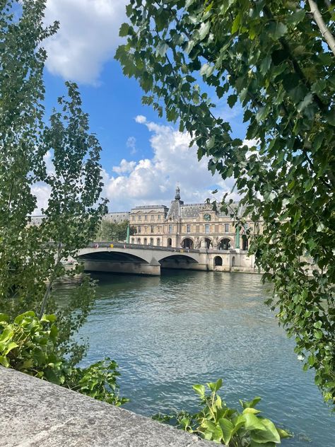 Seine Aesthetic, Paris Seine, Paris Rooftops, Aesthetic Paris, Aesthetic View, Paris Summer, Paris Aesthetic, Euro Summer, Travel Summer