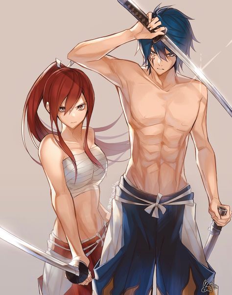 Erza Jellal, Fairy Tail, Anime