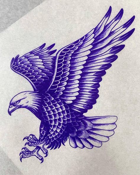 Cole Buxton Tattoo, Tattoo On Back, Eagle Tattoo Stencil, Traditional Eagle Tattoo Design, Eagle Tattoo Design, Berlin Tattoo, Traditional Eagle Tattoo, Pine Tattoo, Hawk Tattoo