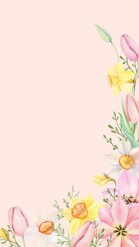 Baby Print Art, Colorful Borders Design, Floral Cards Design, Flower Graphic Design, My Boards, Iphone Lockscreen Wallpaper, Flowery Wallpaper, Cute Flower Wallpapers, Spring Wallpaper