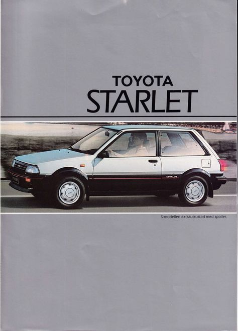 Starlet Ep71, Kei Cars, Kaos Oblong, Toyota Starlet, Kei Car, Bike Poster, Car Bike, Sepeda Motor, Toyota Cars