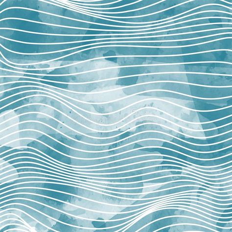 Watercolor Wave, Wave Illustration, Water Abstract, Waves Vector, Water Illustration, Water Background, Water Patterns, Waves Background, Water Ripples