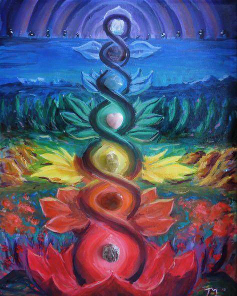 Spiritual Art Painting, Chakra Painting, Angelo Guerriero, Yoga Kunst, Spiritual Paintings, Yoga Wall Art, Chakra Art, Spiritual Artwork, Meditation Art