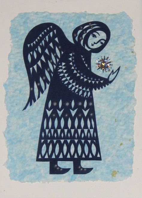 Angel Linocut, Yule Traditions, Christmas Folk Art, Alaska Art, Vintage Illustration Art, Dekor Diy, Lino Cut, Linocut Art, Jewish Art