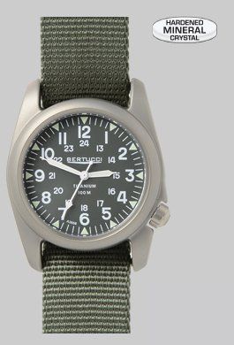 Men's Wrist Watches - Bertucci A2T Vintage Titanium Green Dial Mens watch 12030 >>> More info could be found at the image url. Watch Green, Field Watches, Wristwatch Men, Minerals Crystals, Wrist Watches, Vintage Watches, Omega Watch, Crystal Glass, Leather Watch