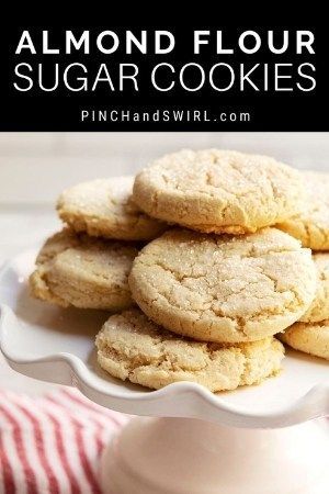 Almond Flour Sugar Cookie Recipe, Almond Flour Sugar Cookies, Healthier Cookies, Almond Flour Desserts, Almond Flour Recipes Cookies, Easy Dough, Flourless Desserts, Glutenfri Baking, Almond Sugar Cookies