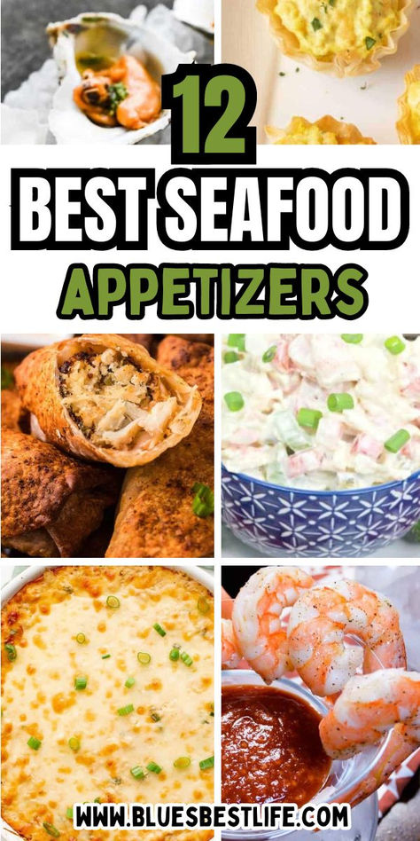 A collection of seafood appetizer recipes. Seafood Appetizer Recipes, Appetizers For A Party, Seafood Appetizers Easy, Seafood Dish Recipes, Restaurant Style Recipes, Delicious Seafood Recipes, Easy Seafood, Seafood Appetizers, Seafood Dinner