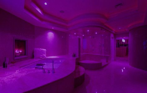 Bathroom Ideas Astetic, Aesthetic Toilet, Neon Bathroom, Dream Bathrooms Luxury, 80s Interior Design, Pink Living Room Decor, Bathrooms Luxury, Neon Bedroom, Bathroom Design Trends