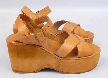 Kork Ease aka "buffalo sandals" (very pale beige when new, quickly weathered to this color, showed every water stain) Buffalo Sandals, 70’s Fashion, Retro Accessories, Water Buffalo, Vintage Memory, Residential Real Estate, Bell Bottom Pants, Real Estate Houses, Colored Leather