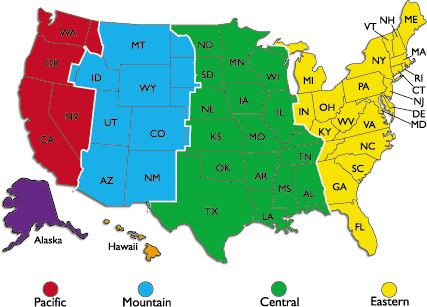 Time Zones in the United States Time Zone Map, Drawing Desk, America Map, Sand Crafts, United States Map, Harry Potter Crafts, Time Zone, Time Zones, Fun Craft