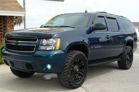 truck Chevy Suburban Custom, Lifted Tahoe, Lifted Chevy Tahoe, Chevy Accessories, Donk Cars, Lowrider Trucks, Overland Truck, Custom Chevy Trucks, Lifted Chevy