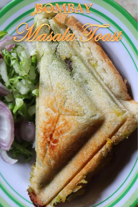 Bombay Masala Toast Recipe / Potato Masala Toast Recipe - Yummy Tummy Mumbai Sandwich, Masala Sandwich, Masala Toast, Potato Masala, Potato Sandwich, Pepper Sandwich, Recipe Potato, Easy Sandwich Recipes, Homemade Sandwich