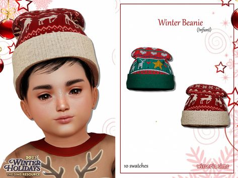 The Sims Resource - Sims 4 - Hats - WisteriaSims - Winter Beanie Sims 4 Seasons, Sims Accessories, Cc Clothing, Sims 4 Tattoos, Sims Baby, 4 Poses, Sims 4 Toddler, Sims Four, December 2024