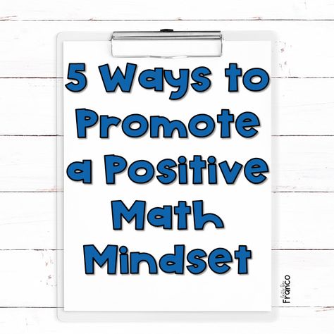 Positive Math Affirmations, Math Affirmations, Math Mindset, Affirmation Mirror, Classroom Culture, Positive Self Talk, High School Math, Positive Notes, Math Class