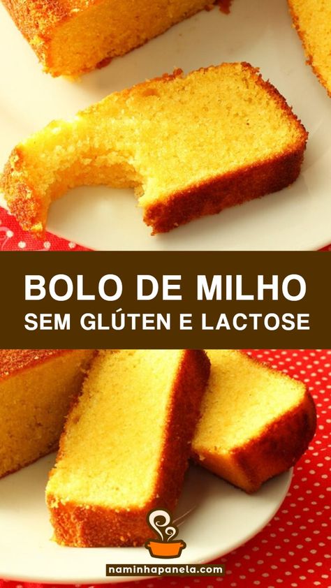 Daquelas receitas viciantes, muito fáceis de fazer e simplesmente deliciosas! Você vai decorar a receita de tanto que vai fazer esse bolinho mega molhadinho <3 Lactose Free Diet, Best Cookie Recipes, Gluten Free Pasta, Sem Lactose, Lactose Free, Food Cakes, Dairy Free Recipes, Sin Gluten, Gluten Free Dairy Free