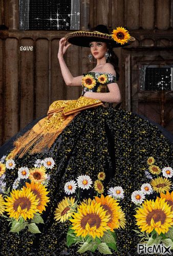 Sunflower Quince Dress, Sunflower Quinceanera Dress, Charo Quinceanera Dresses, Quince Charro, Mariachi Quinceanera Dress, Ball Gowns Fantasy, Vestido Charro, Xv Dresses, Mexican Quinceanera Dresses